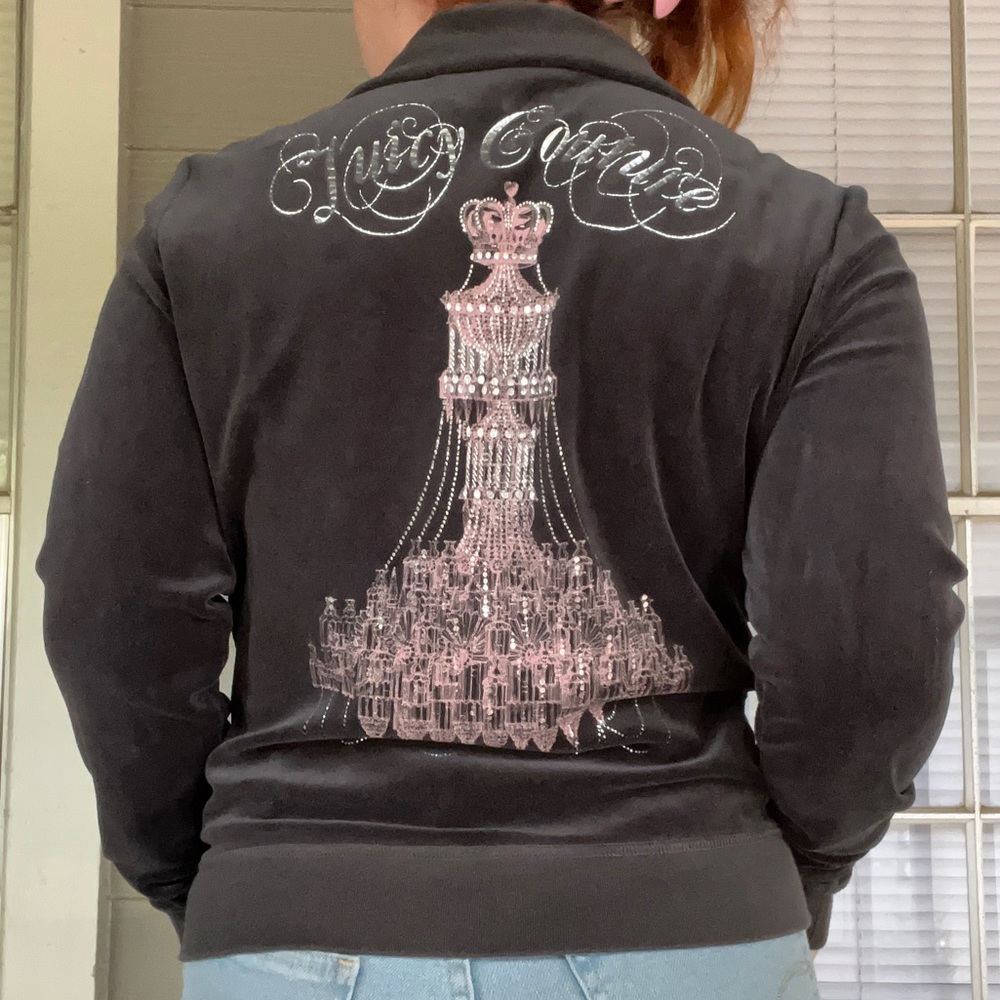 VTG Y2K Juicy Couture Track Suit Velour Jacket